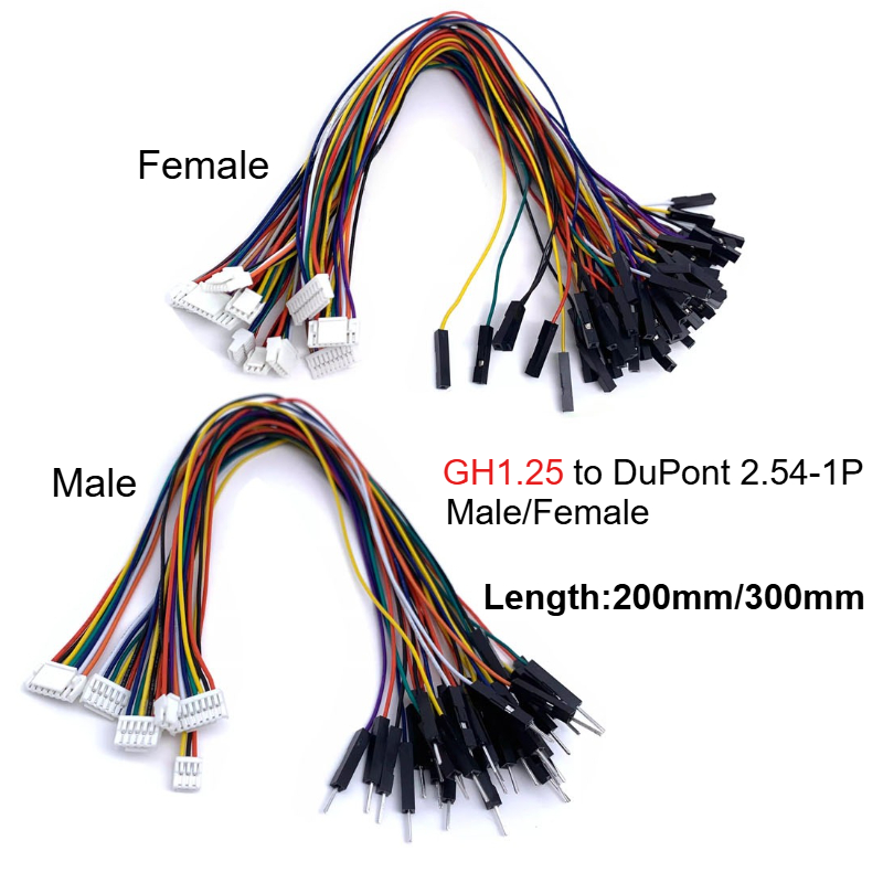 5PCS GH1.25 2P-6Pin zu Dupont  – Drone Kit Hexacopter Bewertung und Preis